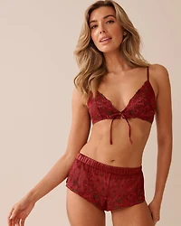 Ensemble 2 pièces en résille brodée