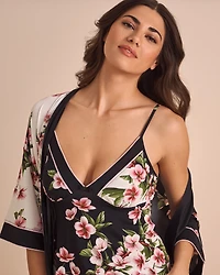 Cherry Blossom Print Recycled Fibers Cami