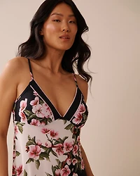 Cherry Blossom Print Recycled Fibers Nightie