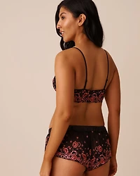 Embroidered Mesh 2-piece Set