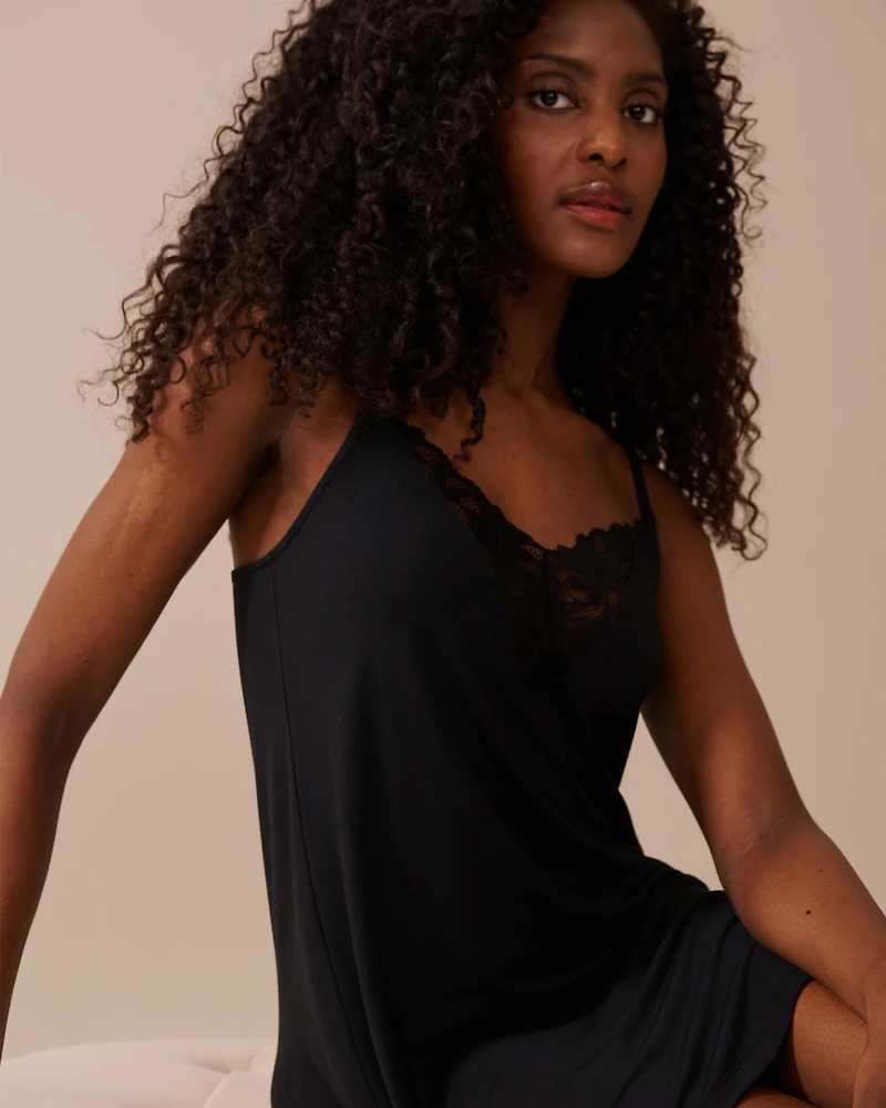 Lace Detail Modal Nightie