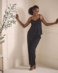 Lace Detail Modal Pants