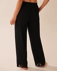 Lace Detail Modal Pants