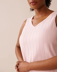 Ribbed V-neck Cami
