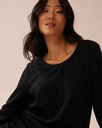 Ribbed Long Sleeve Shirt
