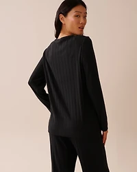 Ribbed Long Sleeve Shirt