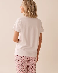 Floral Print Cotton T-shirt