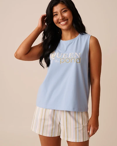 Frog Print Cotton Cami