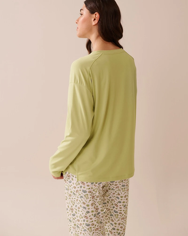 Frog Print Super Soft Long Sleeve Shirt