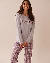 Weekend Print Cotton Long Sleeve Shirt