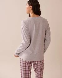 Weekend Print Cotton Long Sleeve Shirt
