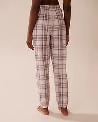 Pantalon de pyjama jogger en coton imprimé nœud