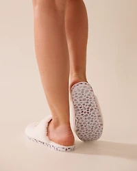 Faux Wool Teddy Bear Slippers