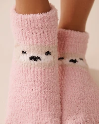 Bas ourson en peluche