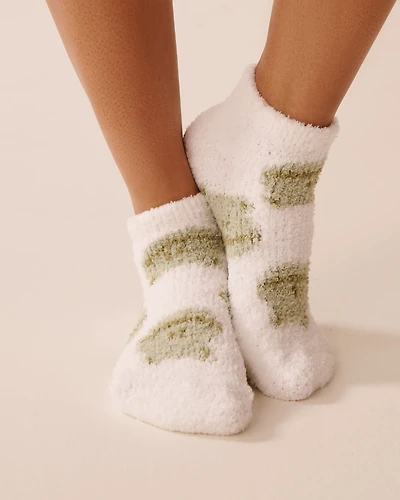 Plush Frog Socks