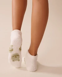 Plush Frog Socks