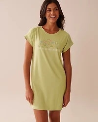 Frog Print Super Soft Sleepshirt