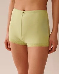 Super Soft Lace Trim Pajama Shorts