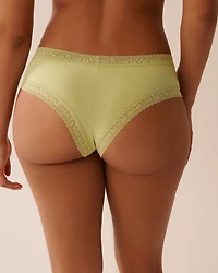 Super Soft Lace Trim Cheeky Panty