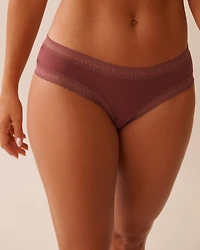 Super Soft Lace Trim Cheeky Panty