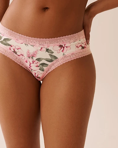 Super Soft Lace Trim Cheeky Panty