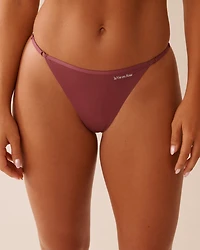 Adjustable Microfiber String Panty
