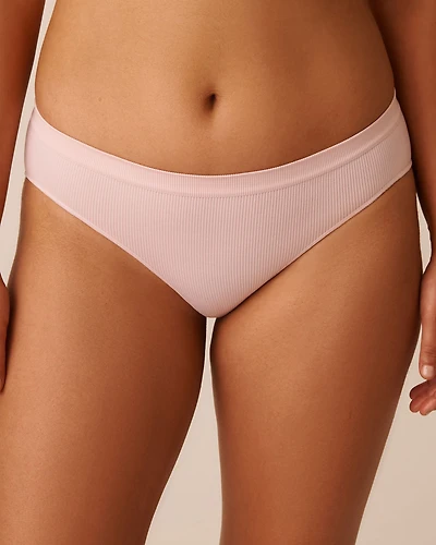 Seamless Fabric Ribbed Bikini Panty