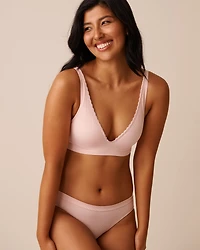 Seamless Fabric Ribbed Bikini Panty