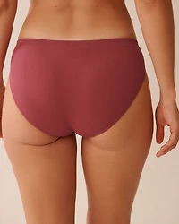 Seamless Fabric Ribbed Bikini Panty