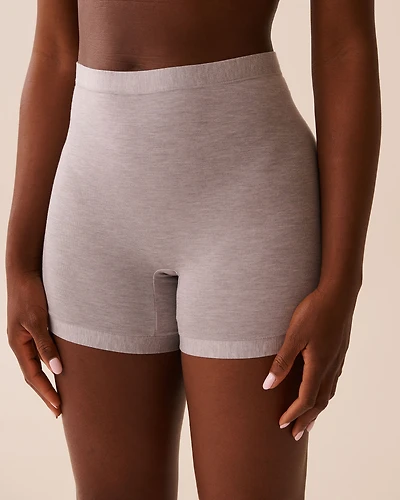 Culotte garçonne taille haute en modal