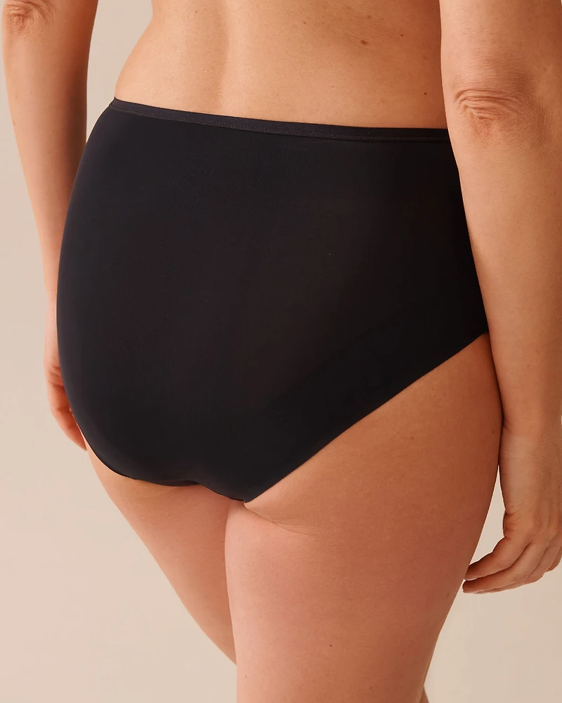 Microfiber Sleek Back High Waist Bikini Panty