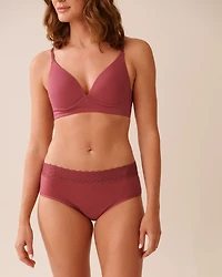 Super Absorbency Organic Cotton and Lace Hiphugger Period Panty