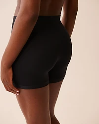 Culotte garçonne taille haute en modal