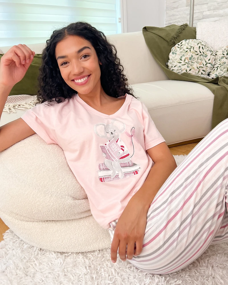 Multistripe Cotton Pyjama Pants