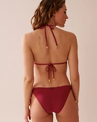WARM SAND Triangle Bikini Top