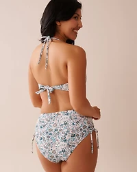 TEAL BLUE Bandeau Bikini Top