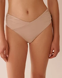 WARM SAND Crossover Cheeky Bikini Bottom