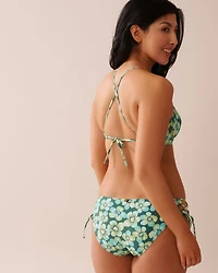 ROYAL BLUE Recycled Fibers Bralette Bikini Top