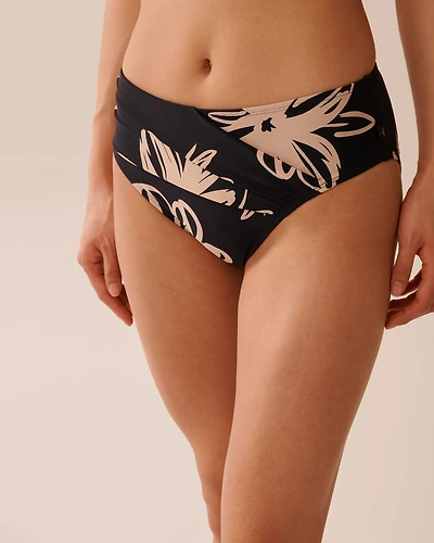 Bas de bikini taille mi-haute TEAL BLUE