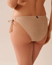 BLACK Side Tie Brazilian Bikini Bottom