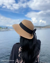 Cloche Hat with Ribbon