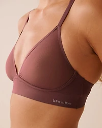 Bralette en résille transparente