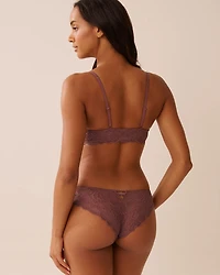 Soutien-gorge push-up fermeture avant demi-buste