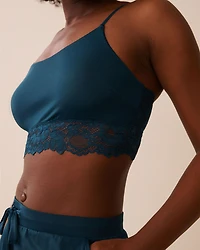 Lace Detail Crop Cami