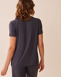 Chandail manches courtes en jersey doux