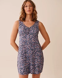 Ditsy Floral Print Soft Jersey Nightie