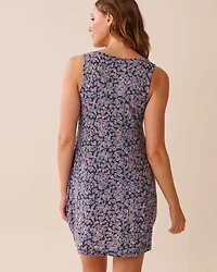 Ditsy Floral Print Soft Jersey Nightie