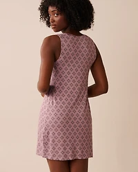 Ditsy Floral Print Soft Jersey Nightie