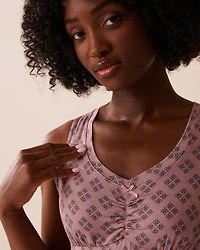 Ditsy Floral Print Soft Jersey Nightie