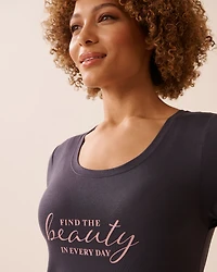 Soft Jersey Short Sleeve Sleepshirt